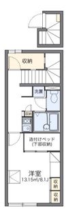 レオパレスウィンクルAの間取り画像