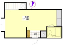 シティ川井コーポラス浦舟の間取り画像