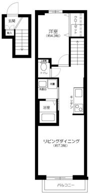 ルーク高井戸の間取り画像