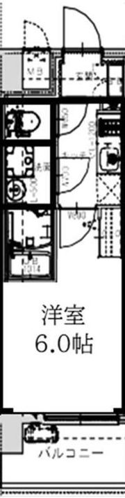 エスリードレジデンスグラン大阪福島ノースの間取り画像