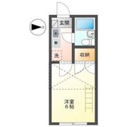 染東ハイツⅡの間取り画像