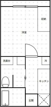 小野田ハイツの間取り画像
