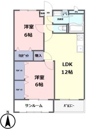 サニーガーデンの間取り画像