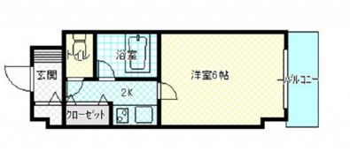 コスモハイツシバタⅡの間取り画像