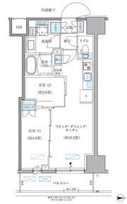 パークアクシス住吉ガーデンスクエアの間取り画像