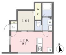 Enzo三町A棟の間取り画像