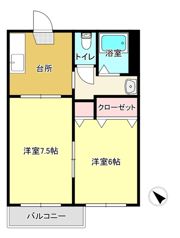 ベルテック武蔵野台 A棟の間取り画像