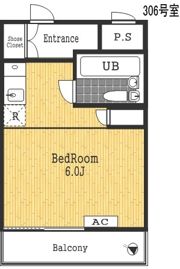 川崎京町センチュリー21 306号室の間取り画像