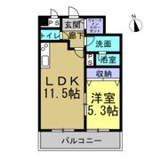 プレベールシャンブルⅡの間取り画像