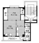 ビレッジハウス門司白野江2号棟の間取り画像