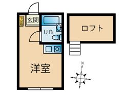 b’CASA井土ヶ谷Ⅱre－bornの間取り画像