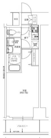 レジデンス神戸ヴェルノの間取り画像