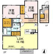 レグルス C棟の間取り画像