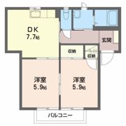 フレグランス喜多川の間取り画像