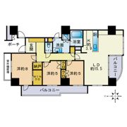 グランドメゾン西新プレイスの間取り画像