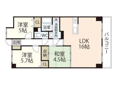 ヴューシティ矢野の間取り画像