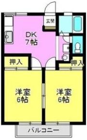 タウンハイツⅠの間取り画像