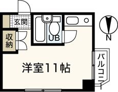 サニーベル住吉の間取り画像