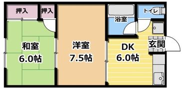 サングリーン有持の間取り画像