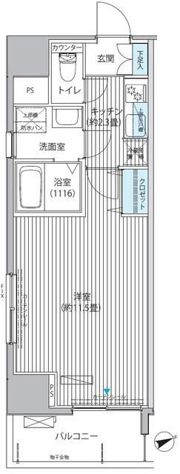 アクシス池袋の間取り画像