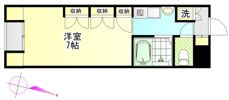 K2フラットの間取り画像