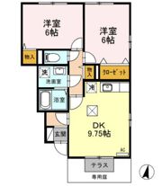 ロイヤルガーデン連取の間取り画像