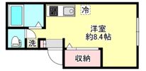 ハイマァト壱番館の間取り画像