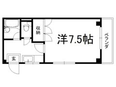 みそのハイツの間取り画像