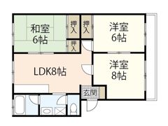 土屋マンションの間取り画像