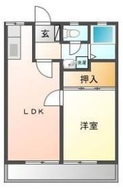 ハイツ鈴木の間取り画像
