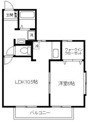 メゾンコンフォールの間取り画像