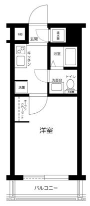 三軒茶屋リリエンハイムの間取り画像