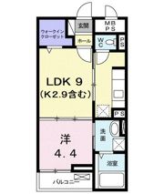 ヴェルパシオの間取り画像