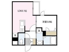 月光府中鹿籠壱番館の間取り画像