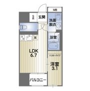 RISE KUMAMOTO EXEの間取り画像