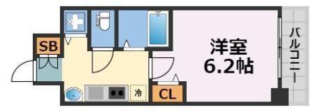 プレサンス本町ジョイスの間取り画像