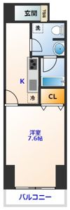 KDX定禅寺通レジデンスの間取り画像
