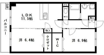 コートソレイユの間取り画像