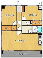 ライオンズマンション青山第3の間取り画像