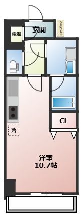 グレンパーク新大阪Ⅱの間取り画像