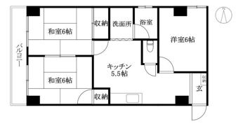 木屋町ホームズの間取り画像