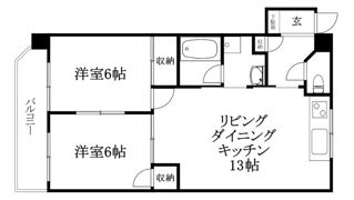 大進第三ハイツの間取り画像