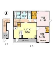 ラフォレストの間取り画像