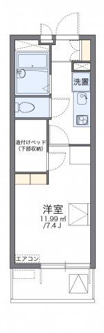 レオパレスエルヴェール サンクの間取り画像