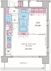 レジディア品川シーサイドの間取り画像
