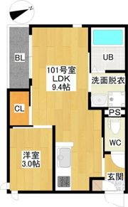 GRANDTIC西野並の間取り画像