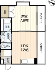 ボストンビルの間取り画像