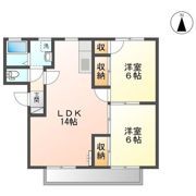 スカイラークヒルズBの間取り画像