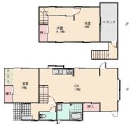 可部6丁目貸戸建の間取り画像