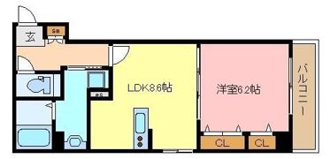 Bright常盤9丁目の間取り画像